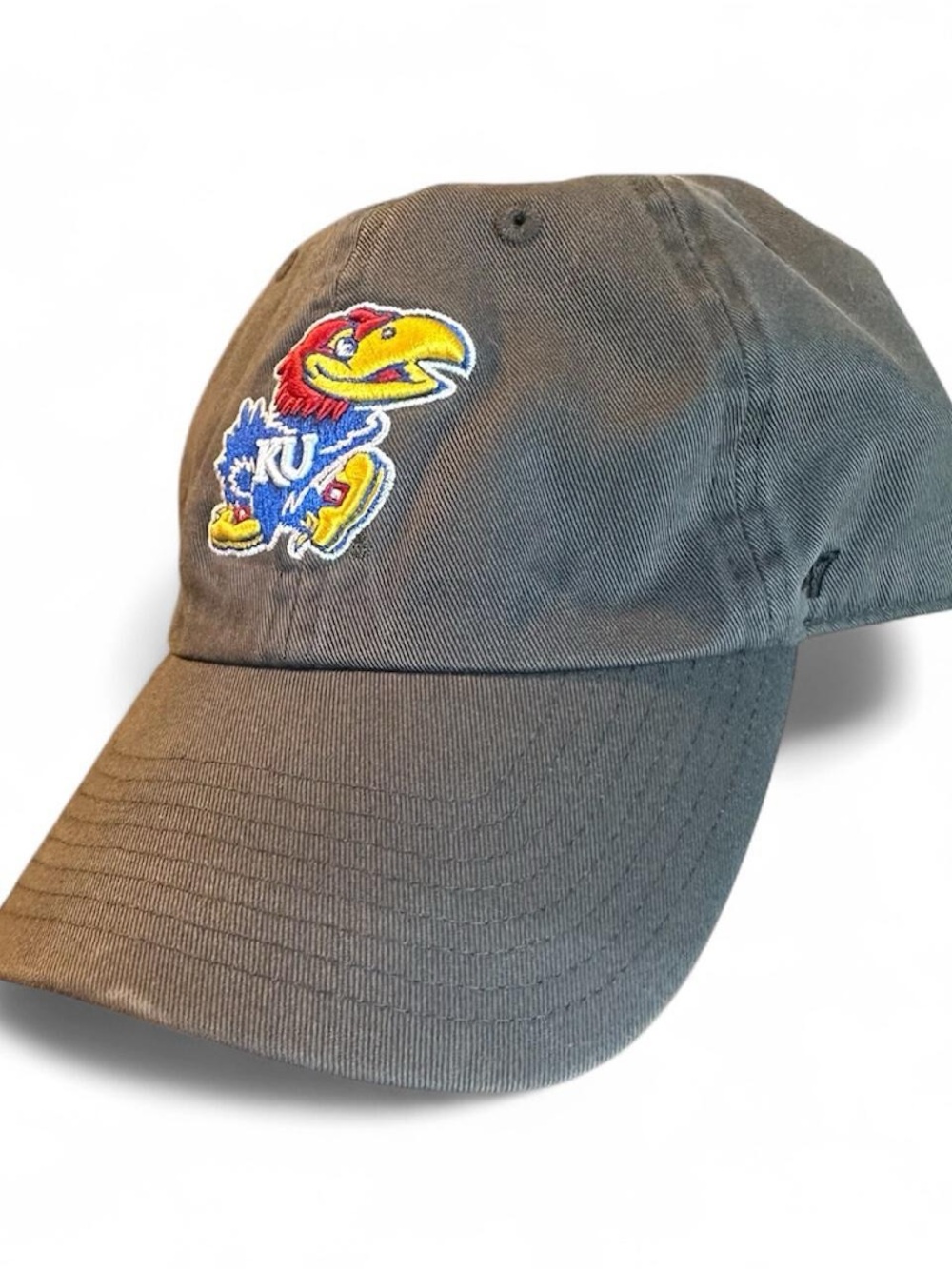 Kansas Jayhawks Hat OSFA Baseball Cap '47 Collegiate NCAA Embroidered Logo